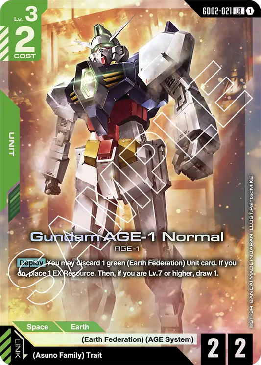 GD02-021/Gundam AGE-1 Normal LR GD02
