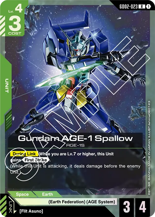GD02-023/Gundam AGE-1 Spallow R GD02