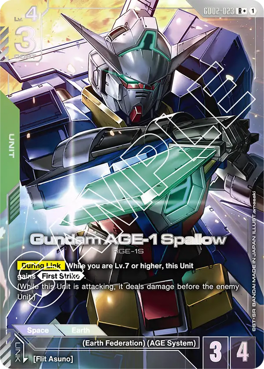 GD02-023/Gundam AGE-1 Spallow R+ GD02