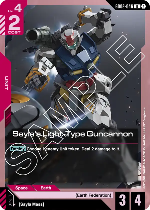 GD02-046/Sayla's Light-Type Guncannon U GD02