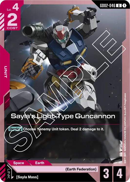 GD02-046/Sayla's Light-Type Guncannon U GD02