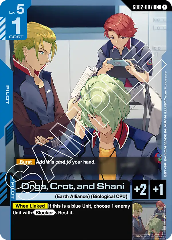GD02-087/Orga, Crot, and Shani C GD02