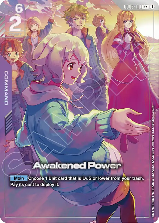 GD02-110/Awakened Power R+ Gundam Promo