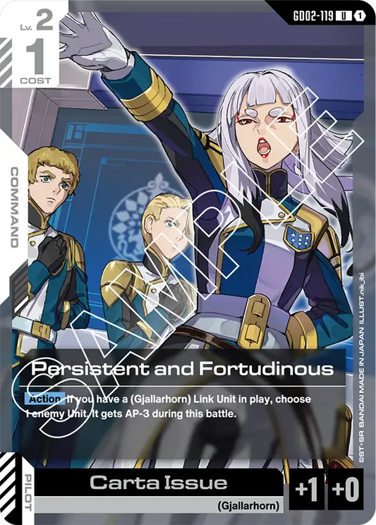 GD02-119/Persistent and Fortudinous U GD02