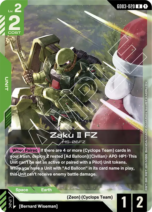 GD03-020/Zaku ? FZ R GD03