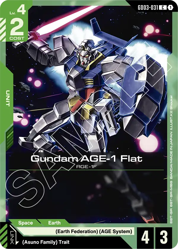 GD03-031/Gundam AGE-1 Flat C