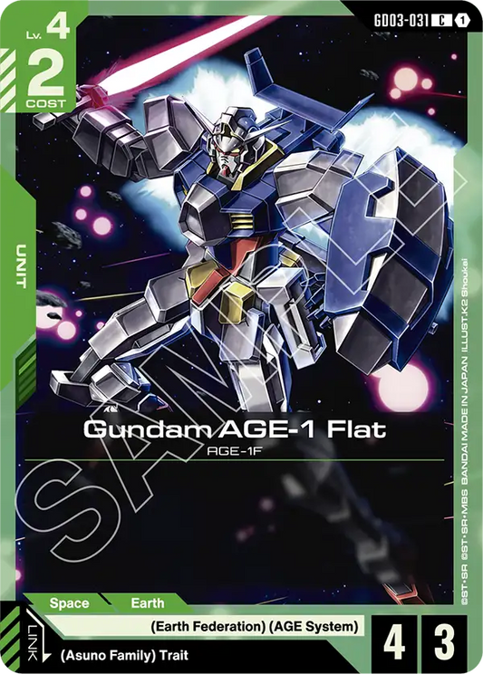 GD03-031/Gundam AGE-1 Flat C GD03