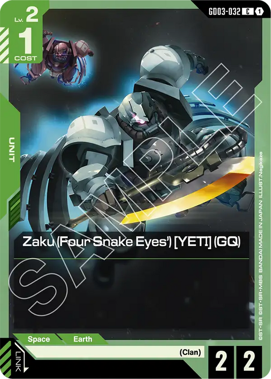 GD03-032/Zaku (Four Snake Eyes') [YETI] (GQ) C GD03