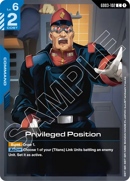 GD03-102/Privileged Position C GD03