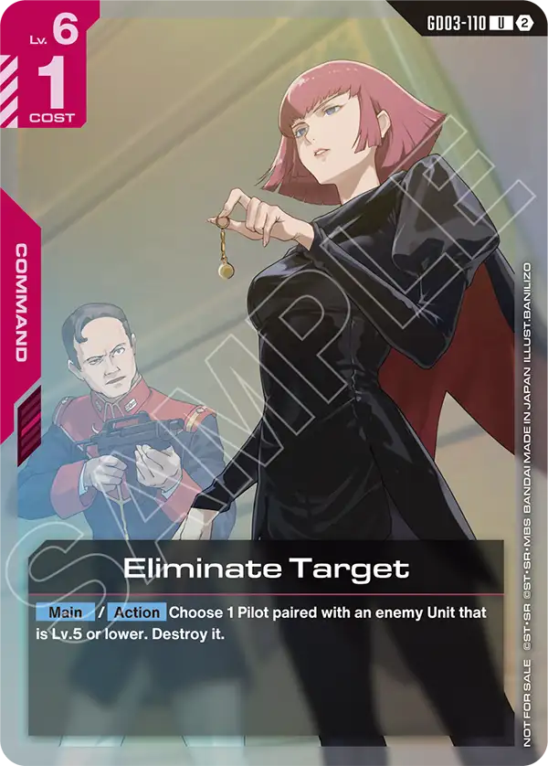 GD03-110/Eliminate Target U Gundam Promo