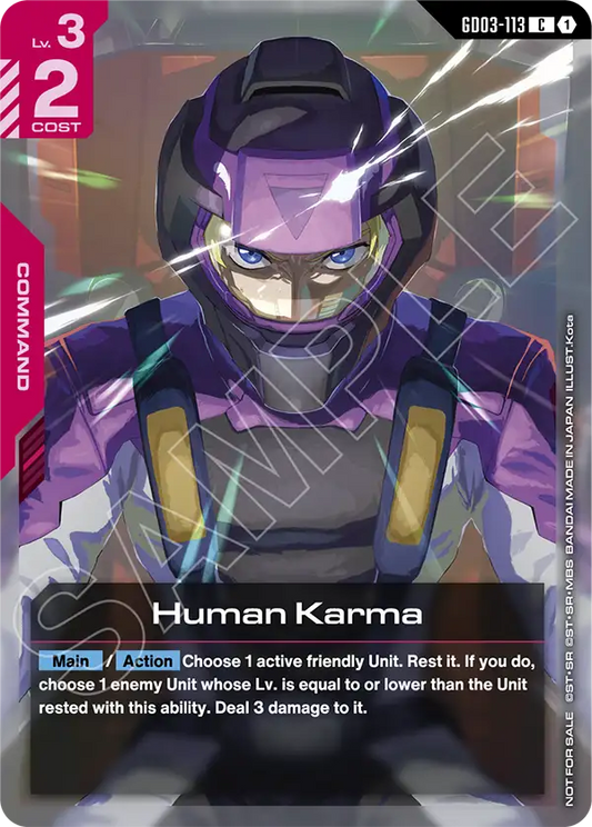 GD03-113/Human Karma C Gundam Promo