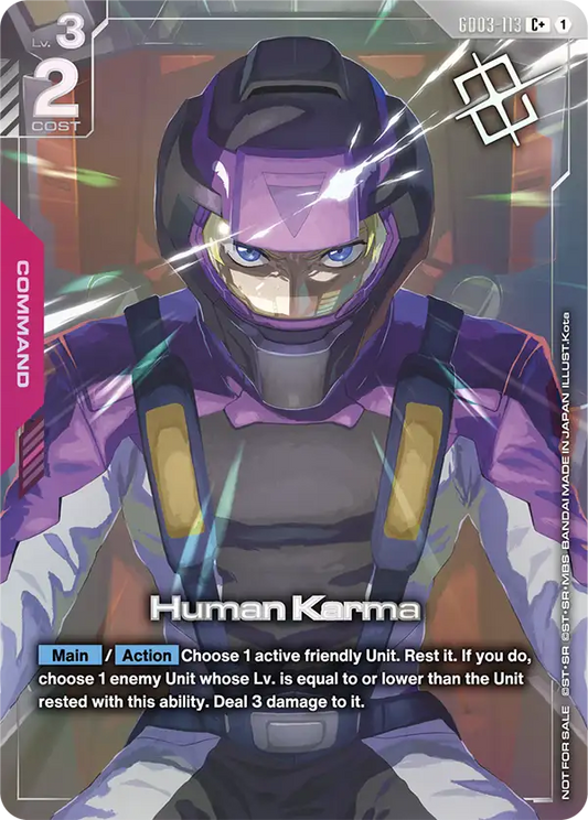 GD03-113/Human Karma C+ Gundam Promo