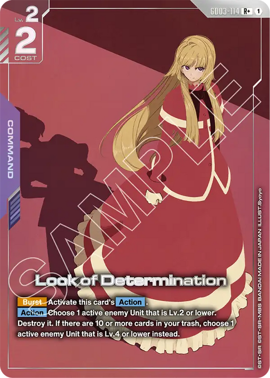 GD03-114/Look of Determination R+ GD03