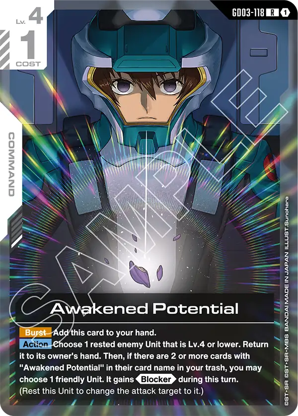 GD03-118/Awakened Potential R GD03