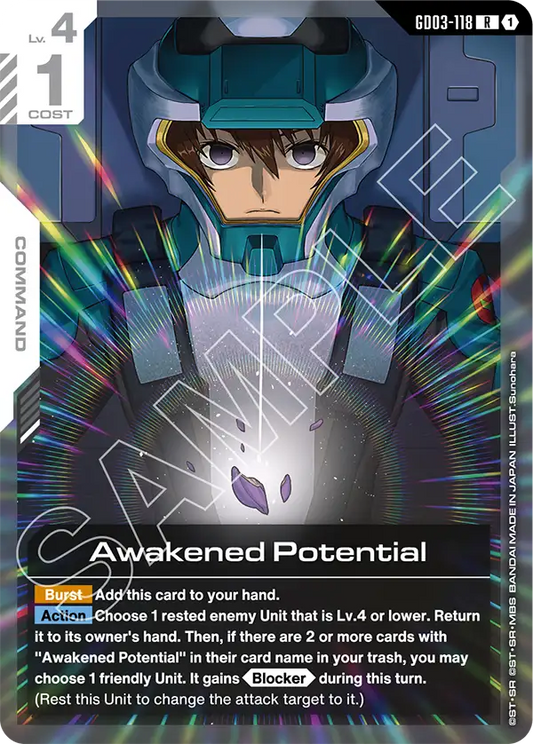 GD03-118/Awakened Potential R GD03