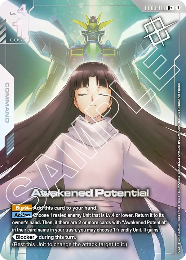 GD03-118/Awakened Potential R+