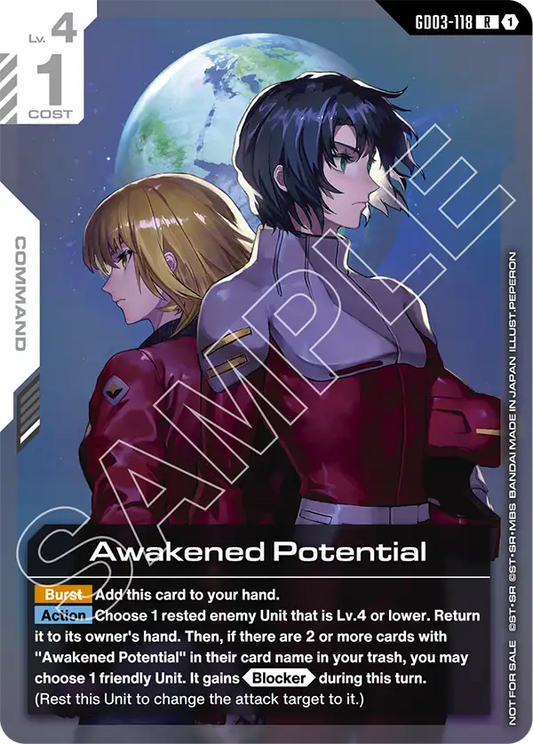 GD03-118/Awakened Potential R Gundam Promo
