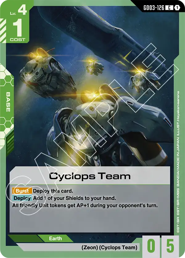 GD03-126/Cyclops Team C GD03