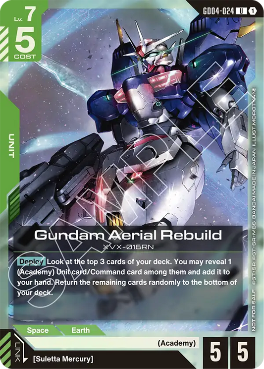 GD04-024/Gundam Aerial Rebuild U Gundam Promo