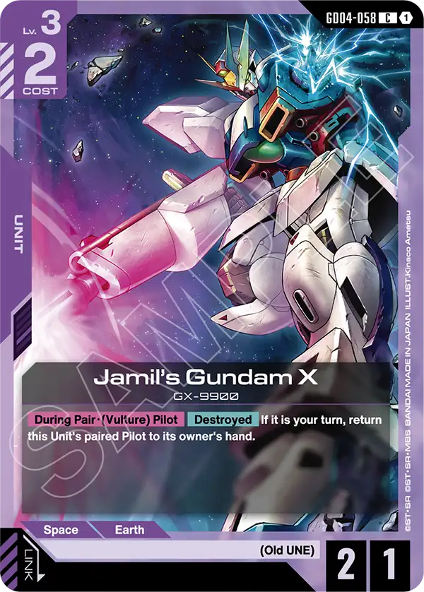GD04-058/Jamil's Gundam X C GD04