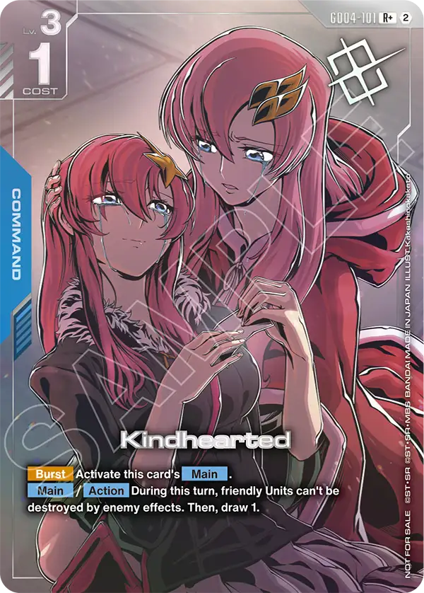 GD04-101/Kindhearted R+ Gundam Promo