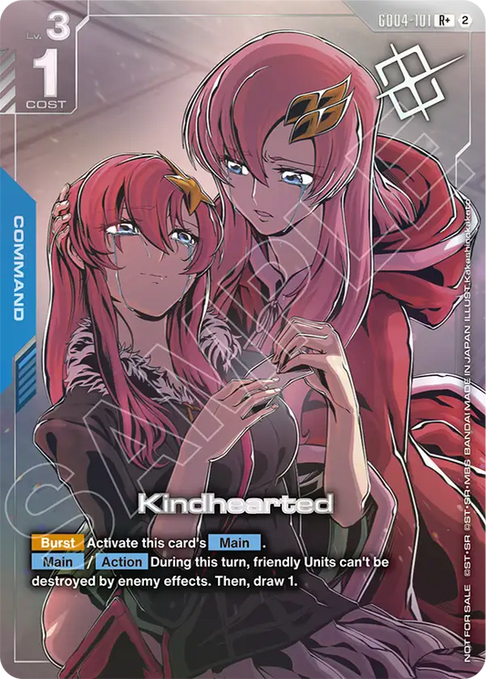 GD04-101/Kindhearted R+ Gundam Promo