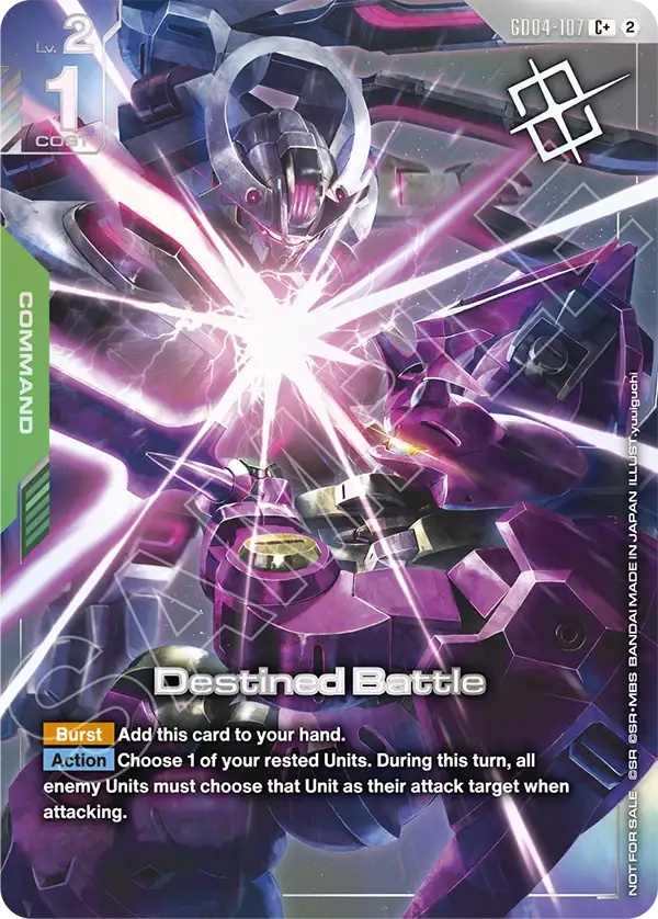 GD04-107/Destined Battle C+ Gundam Promo