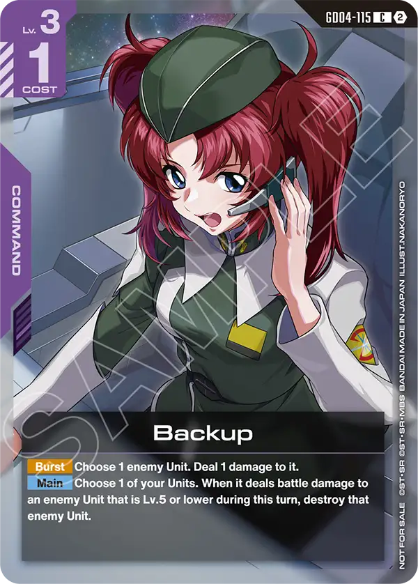 GD04-115/Backup C Gundam Promo
