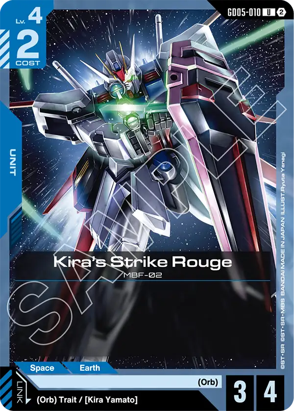 GD05-010/Kira's Strike Rouge U GD05