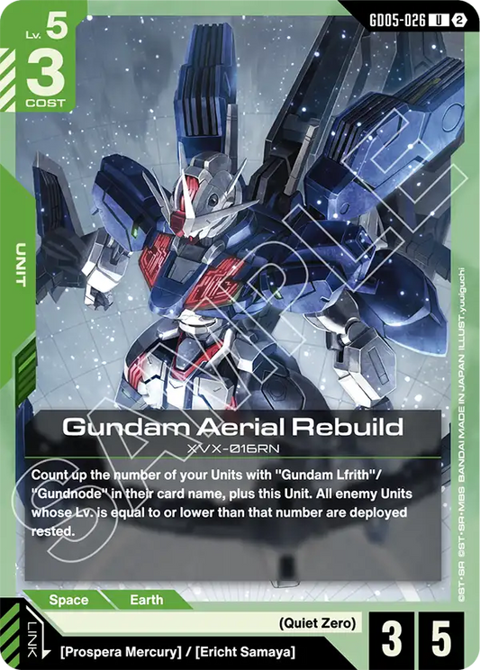 GD05-026/Gundam Aerial Rebuild U GD05