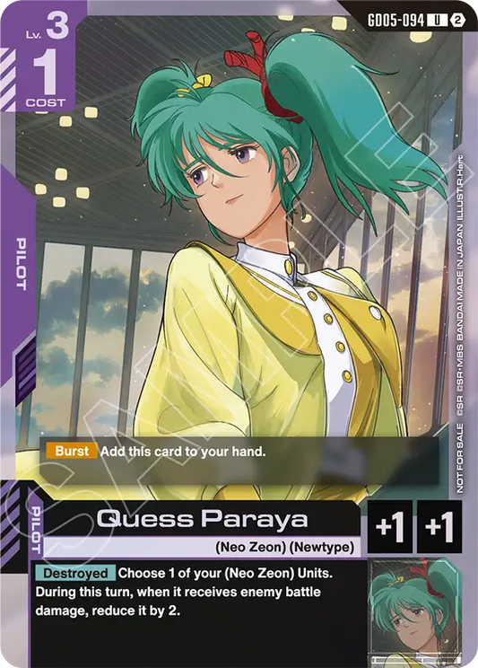 GD05-094/Quess Paraya U Gundam Promo