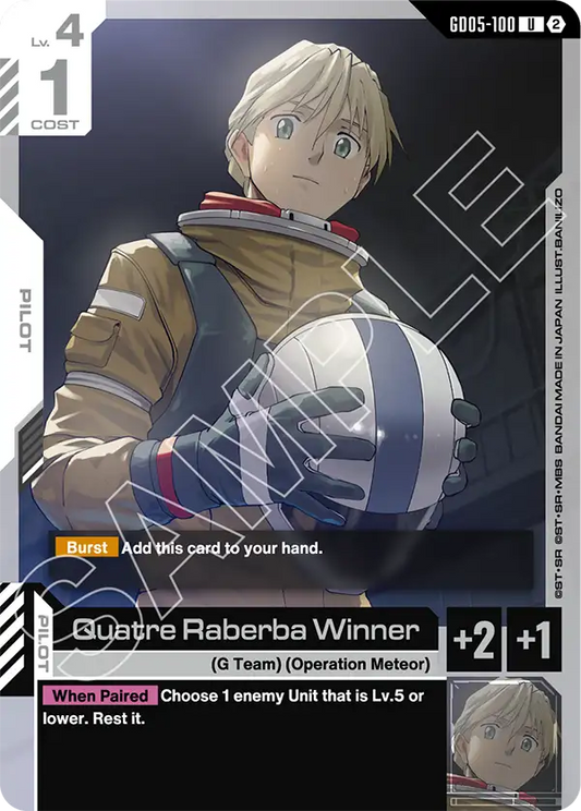 GD05-100/Quatre Raberba Winner U GD05
