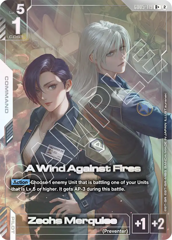 GD05-119/A Wind Against Fires R+