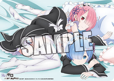 Character All Purpose Rubber Mat - Re:ZERO -Starting Life in Another World- Rem & Ram [OPENED]