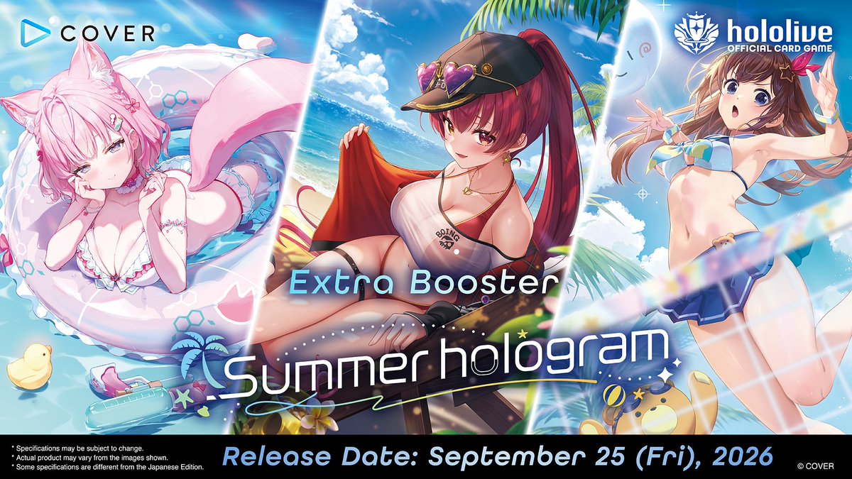 Hololive OCG Summer hologram (hOCG-hEB01e) ENGLISH Case [PREORDER] PreorderHL