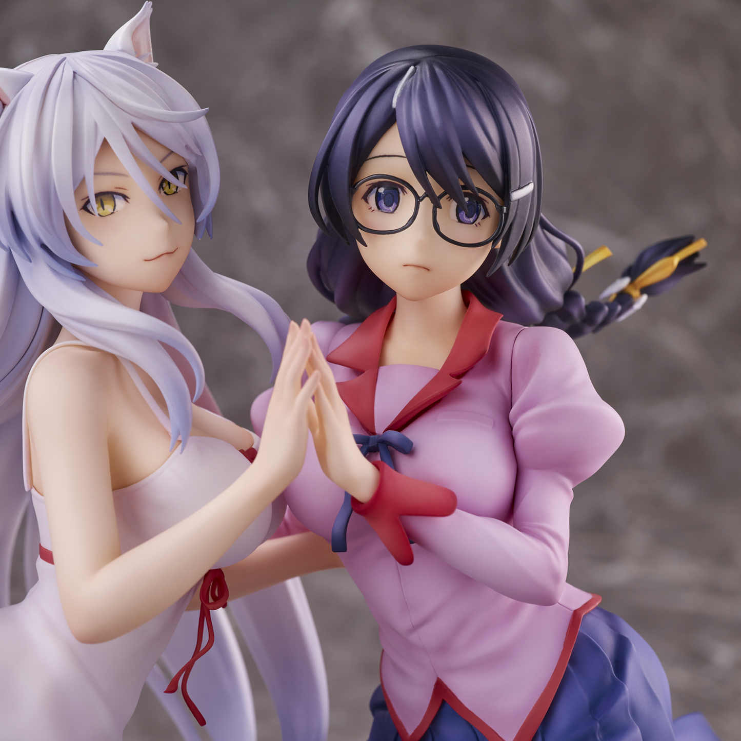 [PREORDER] Union Creative "Nekomonogatari" Tsubasa Hanekawa Set of 2 Complete Figure