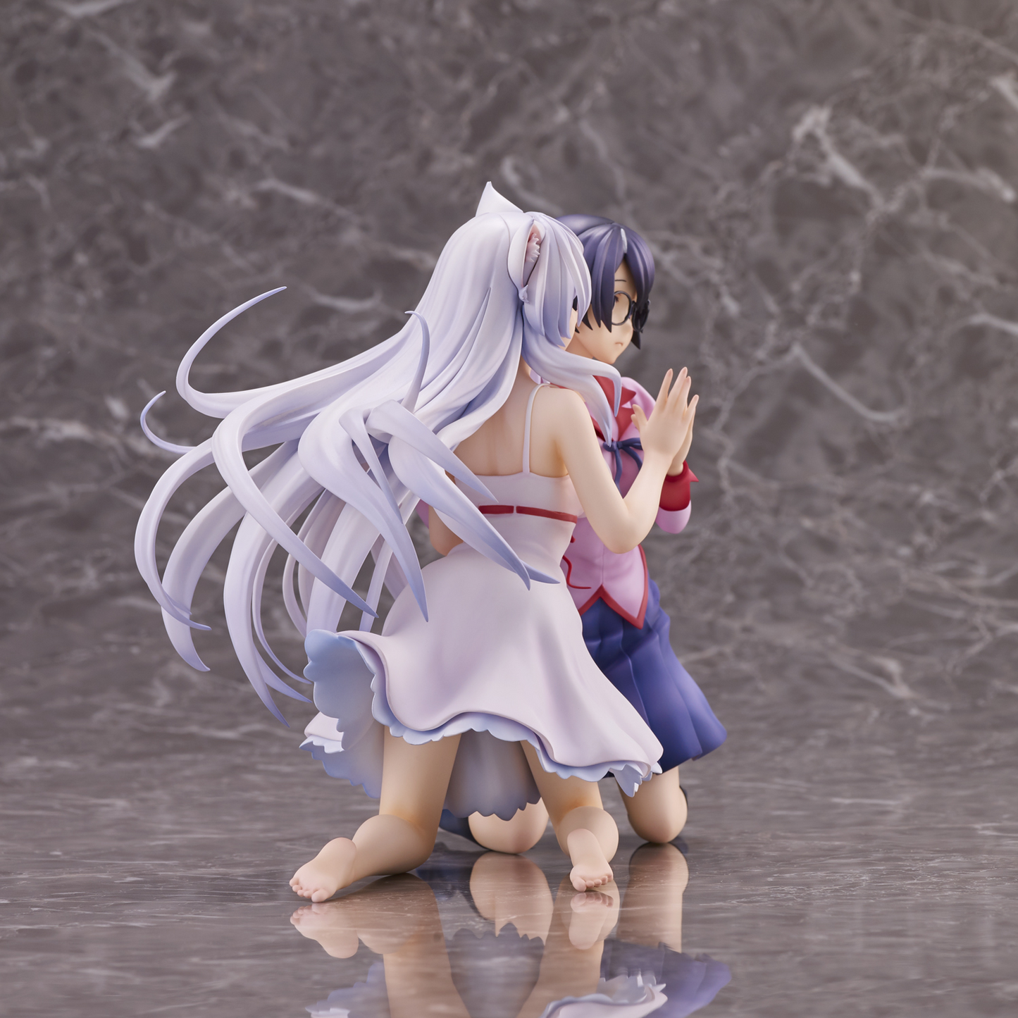 [PREORDER] Union Creative "Nekomonogatari" Tsubasa Hanekawa Set of 2 Complete Figure