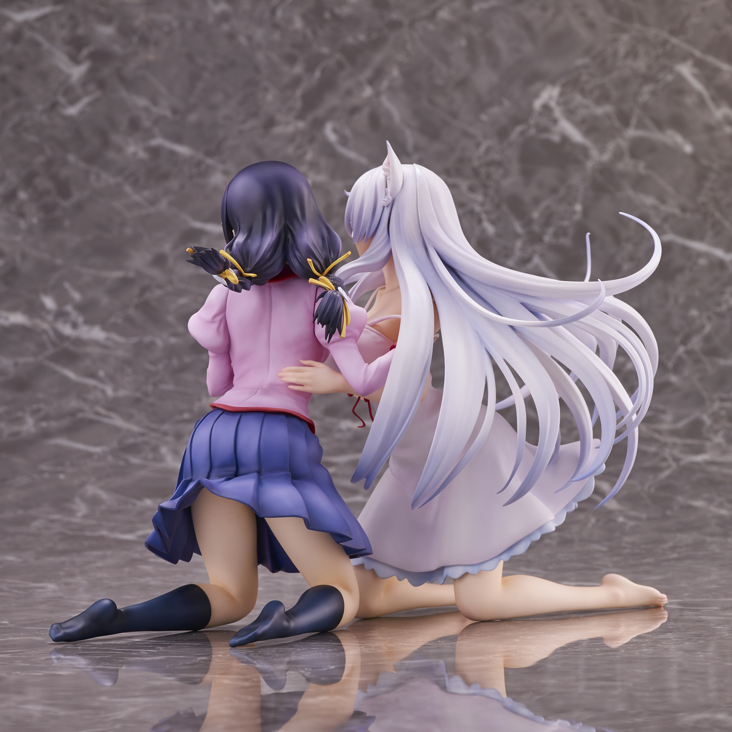 [PREORDER] Union Creative "Nekomonogatari" Tsubasa Hanekawa Set of 2 Complete Figure