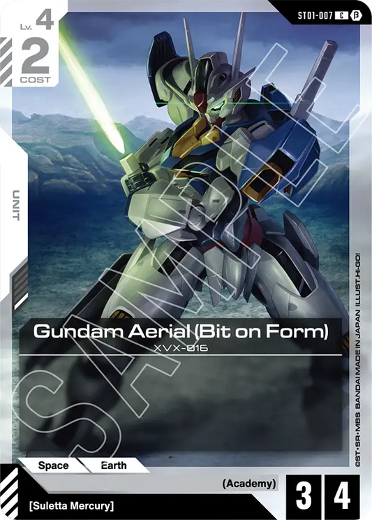 ST01-007/Gundam Aerial (Bit on Form) C Gundam Beta