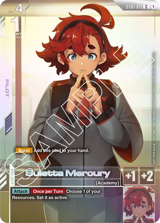 ST01-011/Suletta Mercury C Gundam Promo