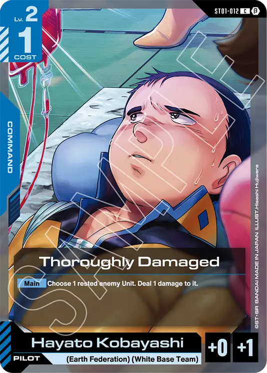 ST01-012/Thoroughly Damaged C Gundam Beta