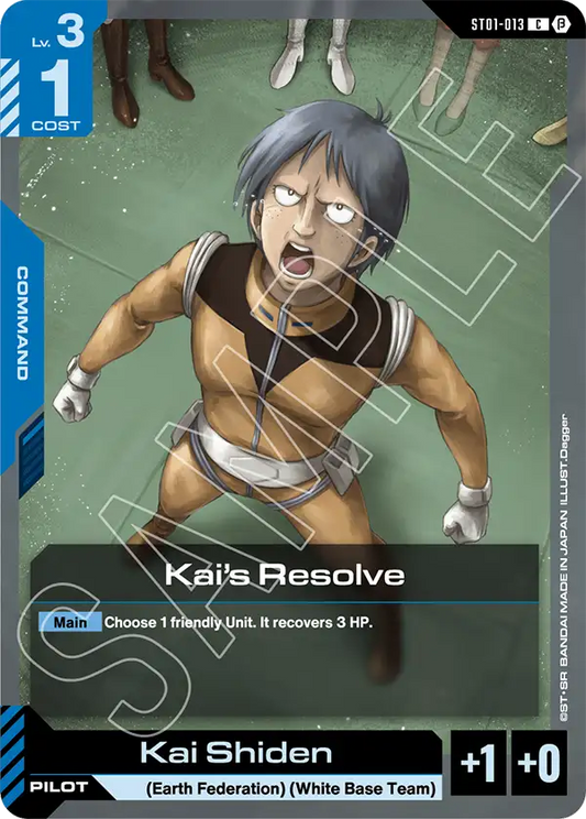 ST01-013/Kai's Resolve C Gundam Beta
