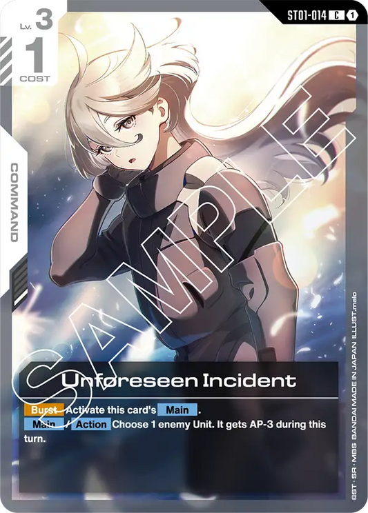 ST01-014/Unforeseen Incident C ST01