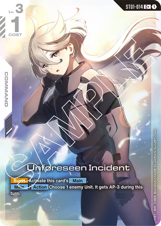ST01-014/Unforeseen Incident C+ ST01