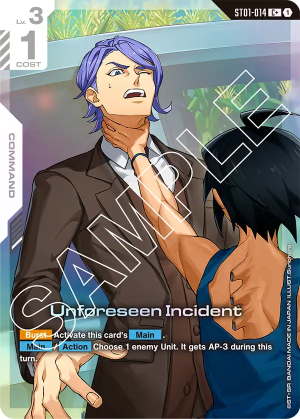 ST01-014/Unforeseen Incident C+ ST05