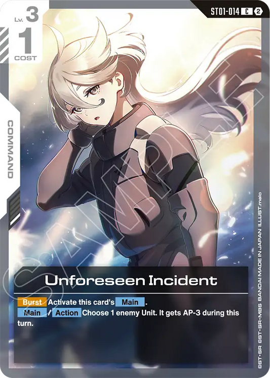 ST01-014/Unforeseen Incident C SC01