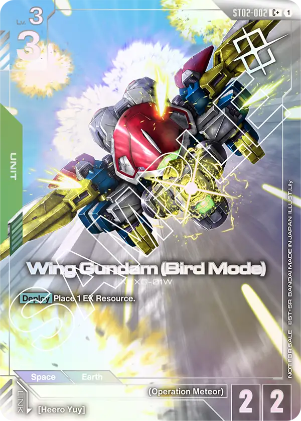 ST02-002/Wing Gundam (Bird Mode) C+
