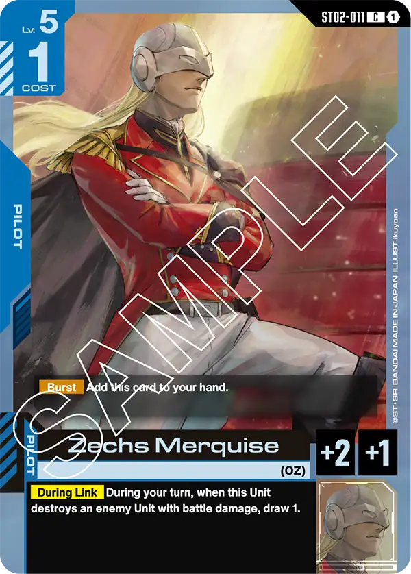 ST02-011/Zechs Merquise C ST02