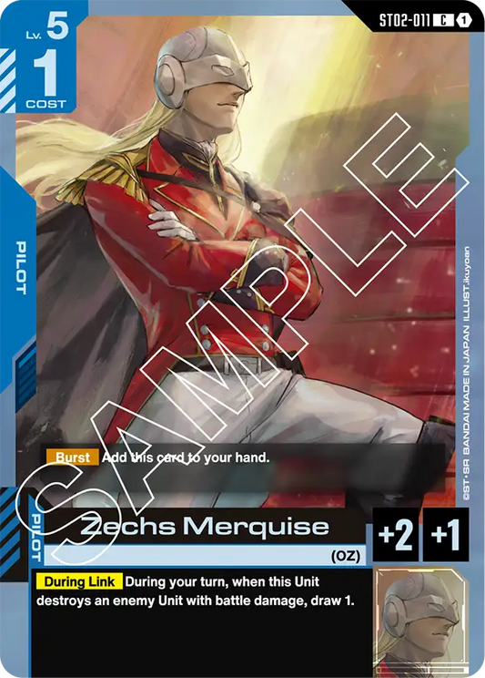 ST02-011/Zechs Merquise C ST02