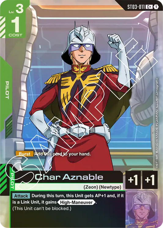 ST03-011/Char Aznable C+ ST03